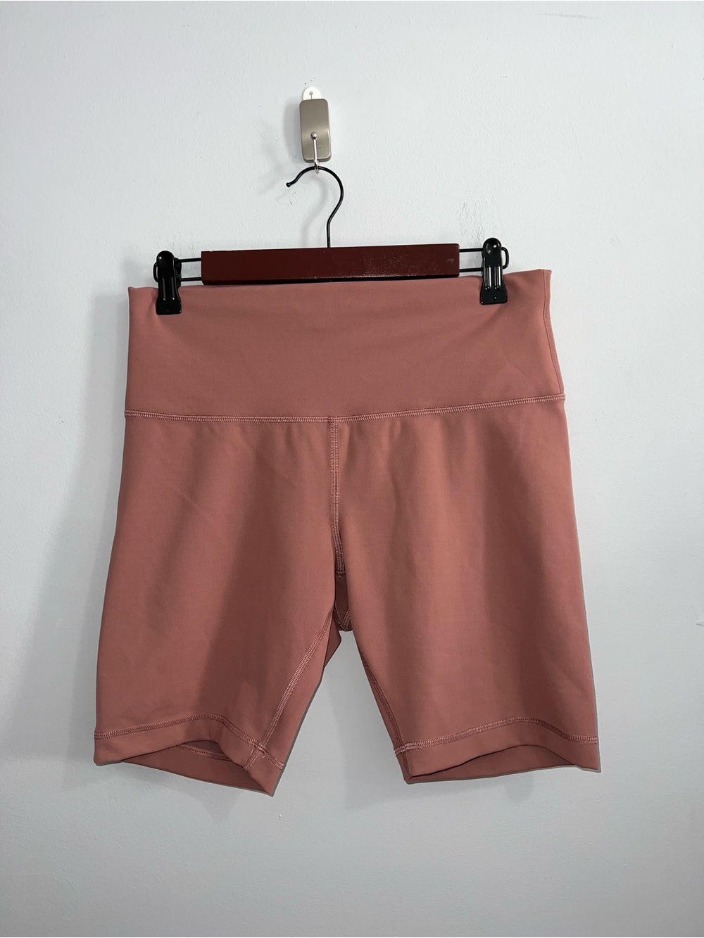 Lululemon Wunder Train High Rise Biker Short 6" Spiced Chai Pink Mauve Size 12
